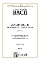 Cantata No. 140 SATB Miscellaneous cover